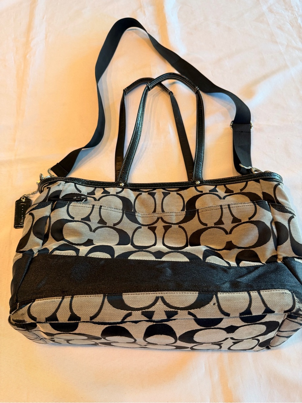 Coach Signature C Canvas XL Tote Diaper Bag No F13803